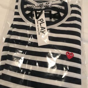 Comme des Garcons Blue stripe top